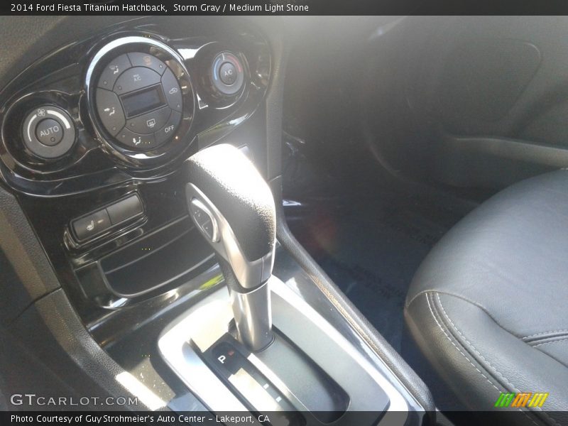 Storm Gray / Medium Light Stone 2014 Ford Fiesta Titanium Hatchback