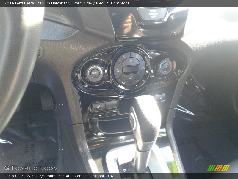 Storm Gray / Medium Light Stone 2014 Ford Fiesta Titanium Hatchback