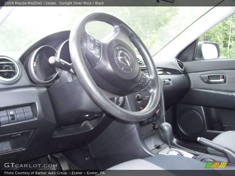 Sunlight Silver Mica / Black 2004 Mazda MAZDA3 i Sedan