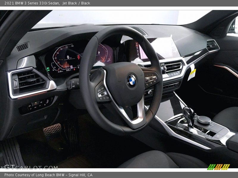 Jet Black / Black 2021 BMW 3 Series 330i Sedan