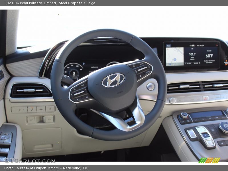 Steel Graphite / Beige 2021 Hyundai Palisade Limited