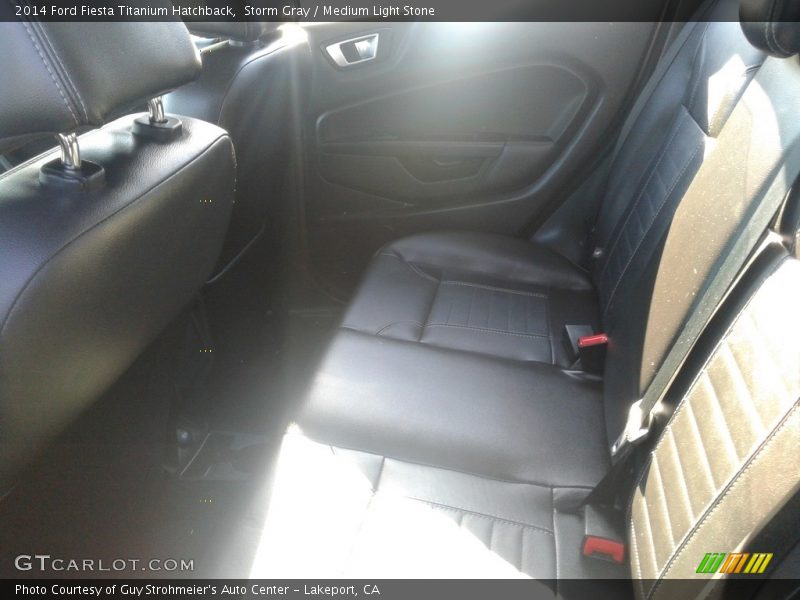 Storm Gray / Medium Light Stone 2014 Ford Fiesta Titanium Hatchback