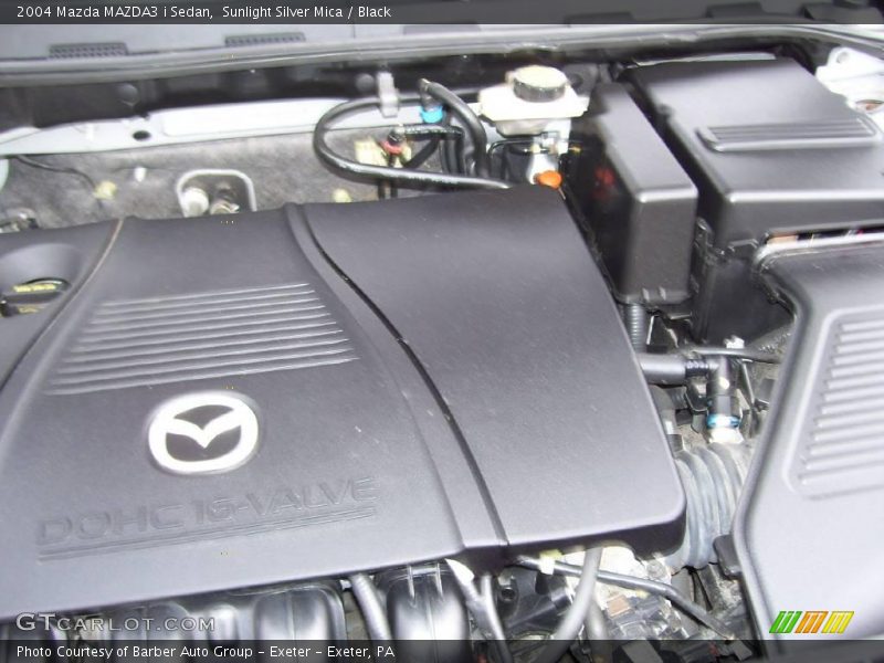 Sunlight Silver Mica / Black 2004 Mazda MAZDA3 i Sedan