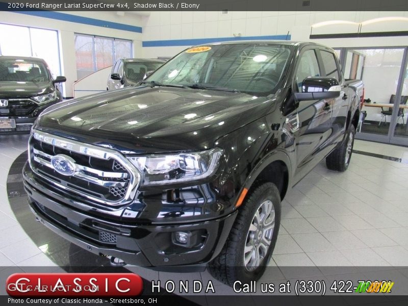 Shadow Black / Ebony 2020 Ford Ranger Lariat SuperCrew 4x4