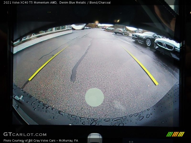 Denim Blue Metallic / Blond/Charcoal 2021 Volvo XC40 T5 Momentum AWD