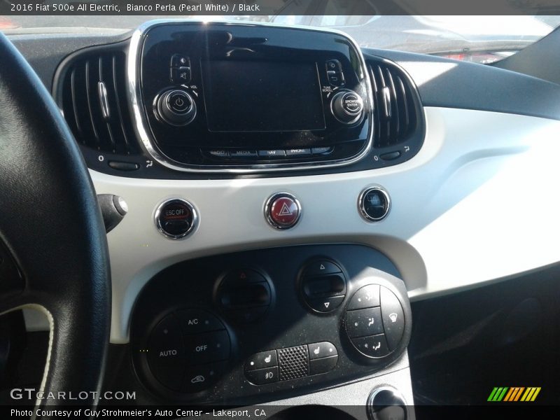 Dashboard of 2016 500e All Electric