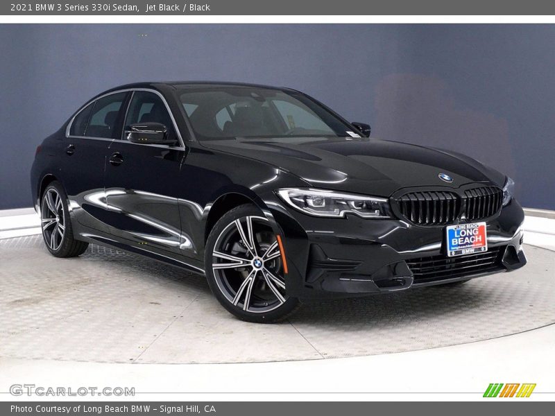 Jet Black / Black 2021 BMW 3 Series 330i Sedan