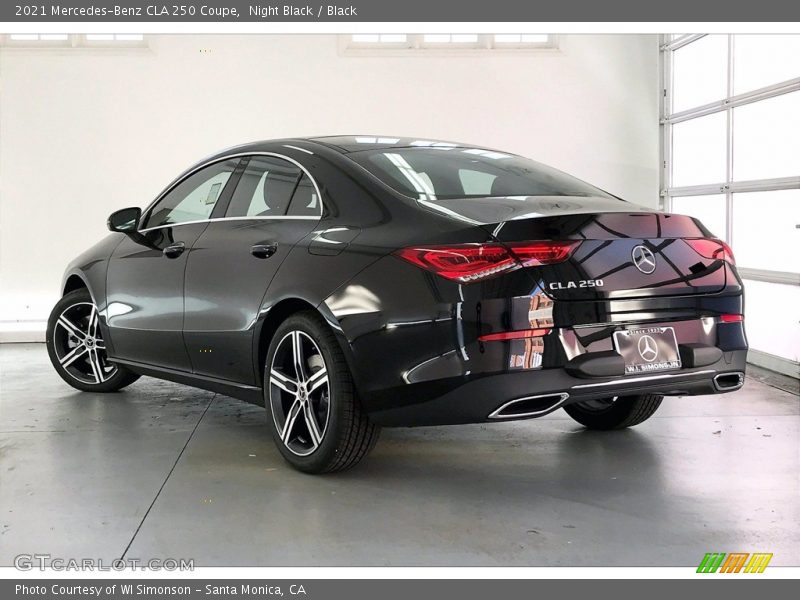 Night Black / Black 2021 Mercedes-Benz CLA 250 Coupe