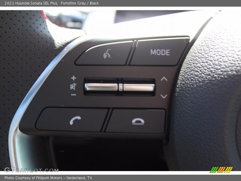 Portofino Gray / Black 2021 Hyundai Sonata SEL Plus