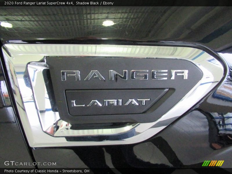 Shadow Black / Ebony 2020 Ford Ranger Lariat SuperCrew 4x4