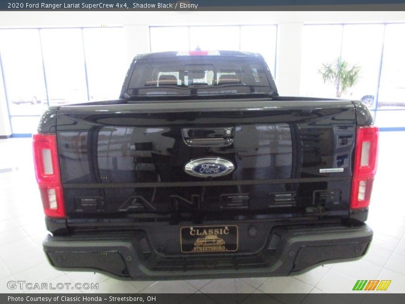 Shadow Black / Ebony 2020 Ford Ranger Lariat SuperCrew 4x4