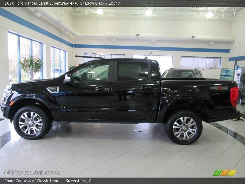 Shadow Black / Ebony 2020 Ford Ranger Lariat SuperCrew 4x4