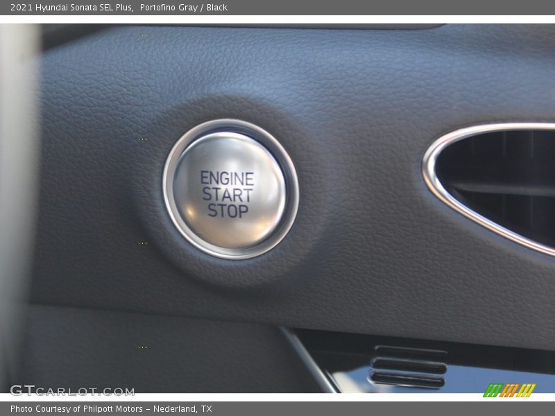Portofino Gray / Black 2021 Hyundai Sonata SEL Plus