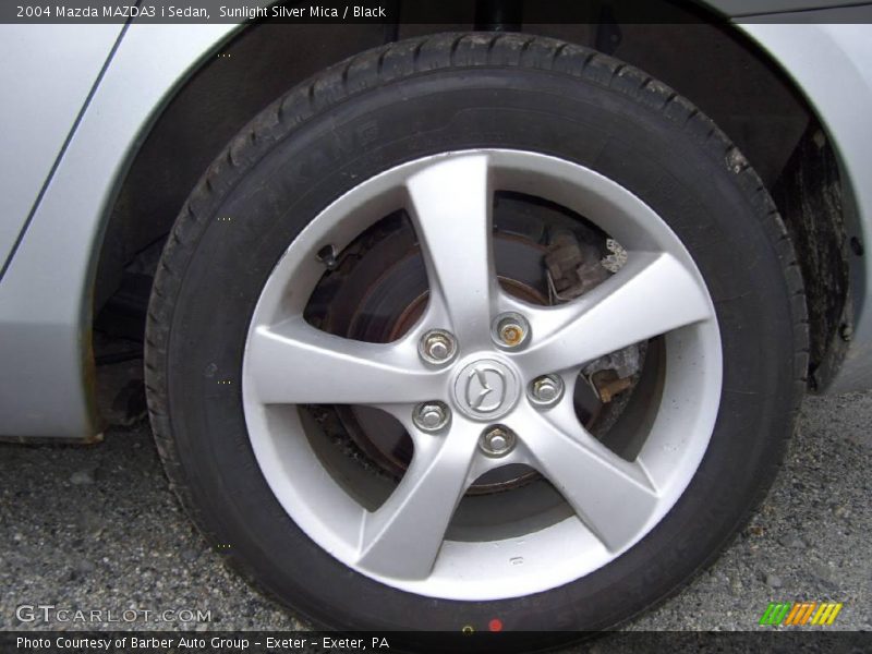 Sunlight Silver Mica / Black 2004 Mazda MAZDA3 i Sedan