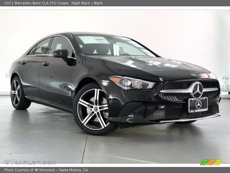 Night Black / Black 2021 Mercedes-Benz CLA 250 Coupe
