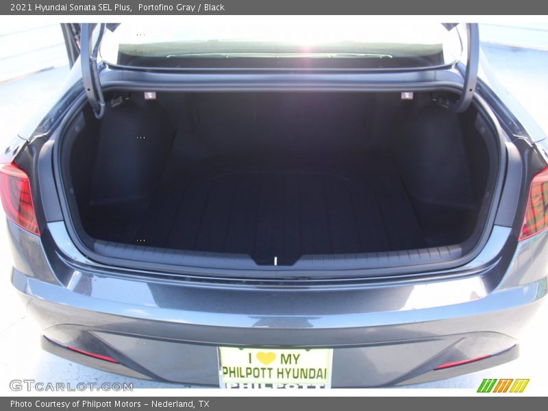 Portofino Gray / Black 2021 Hyundai Sonata SEL Plus