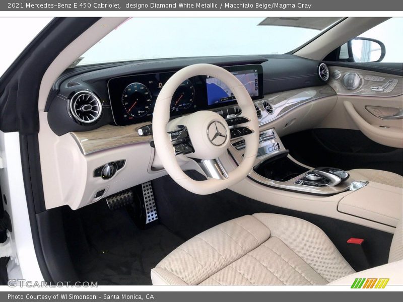  2021 E 450 Cabriolet Macchiato Beige/Magma Gray Interior