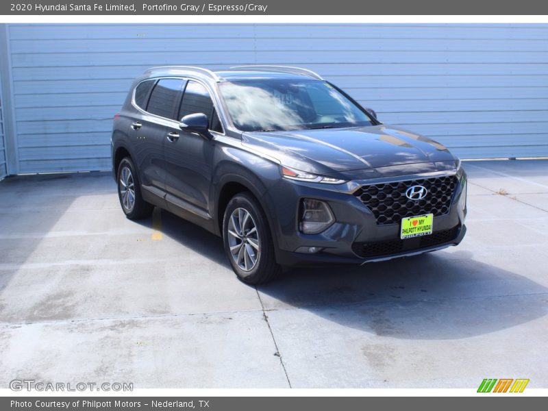 Portofino Gray / Espresso/Gray 2020 Hyundai Santa Fe Limited