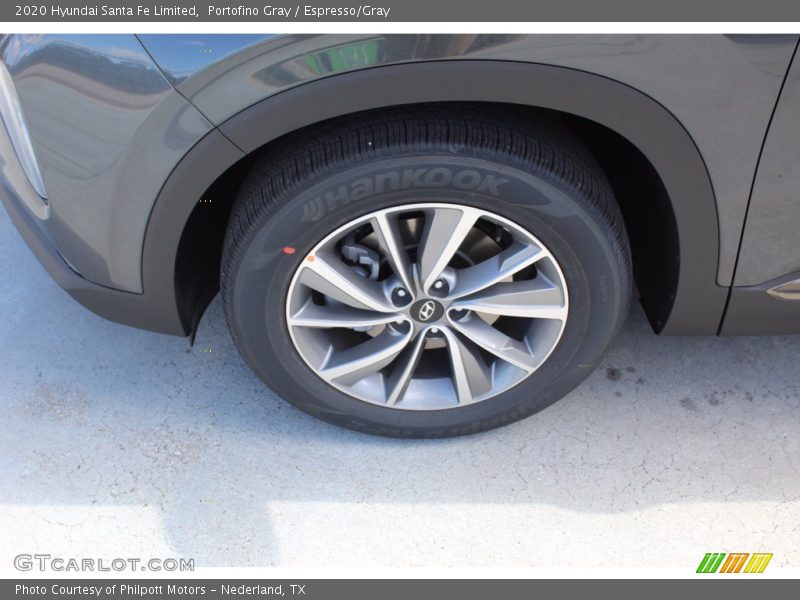 Portofino Gray / Espresso/Gray 2020 Hyundai Santa Fe Limited