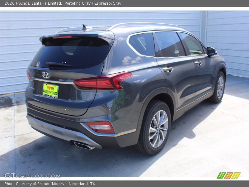 Portofino Gray / Espresso/Gray 2020 Hyundai Santa Fe Limited