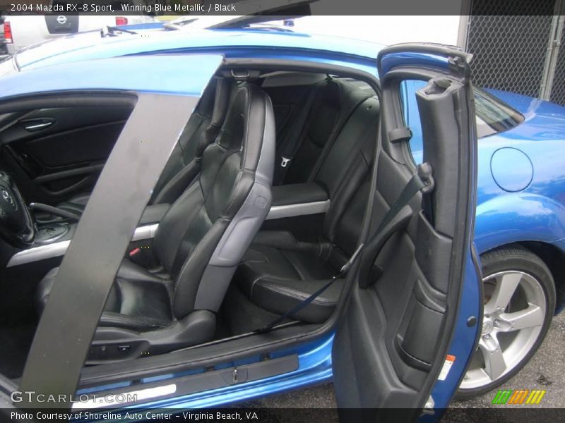Winning Blue Metallic / Black 2004 Mazda RX-8 Sport