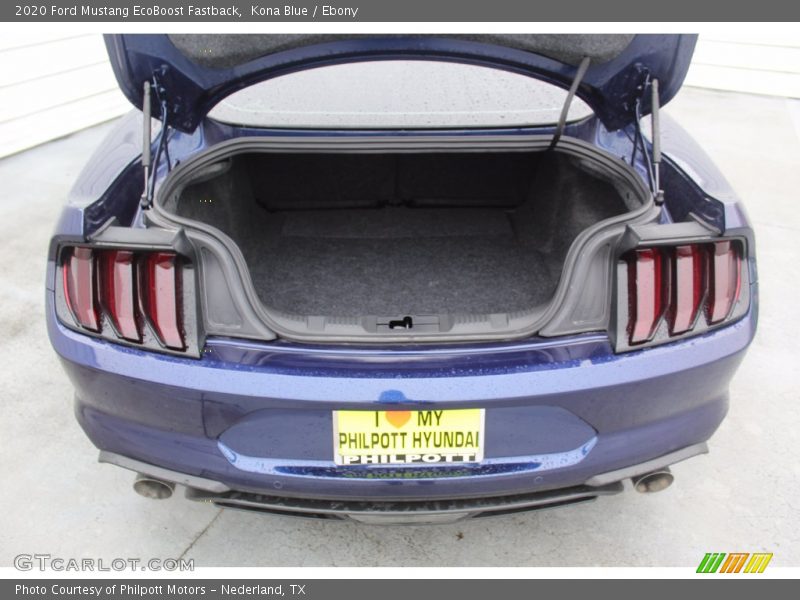 Kona Blue / Ebony 2020 Ford Mustang EcoBoost Fastback