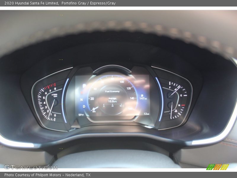 Portofino Gray / Espresso/Gray 2020 Hyundai Santa Fe Limited