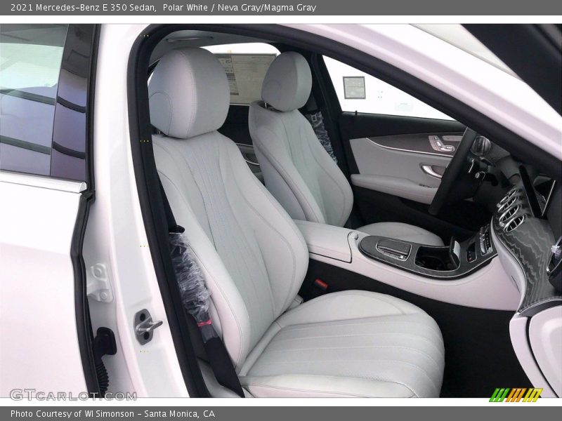Front Seat of 2021 E 350 Sedan