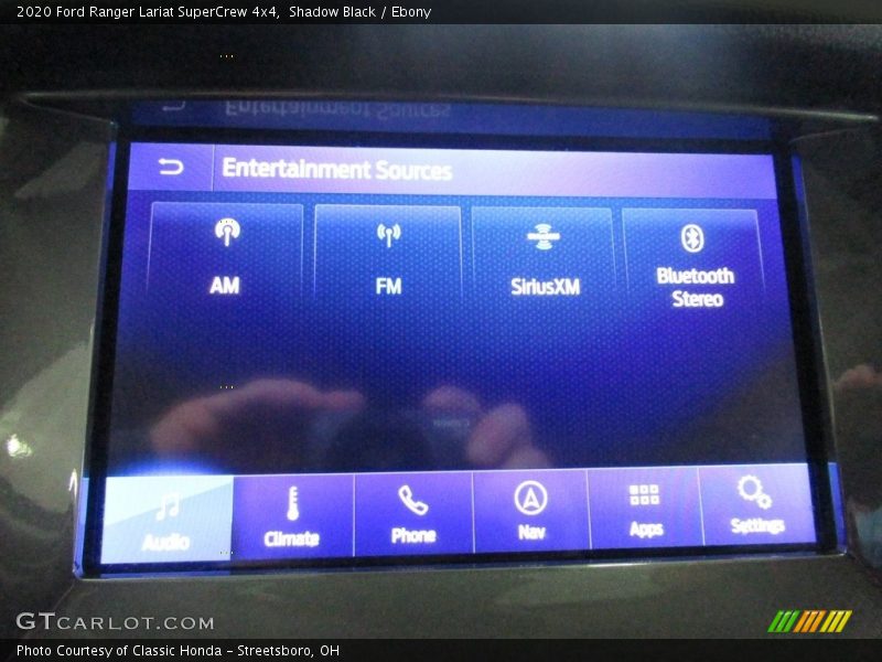 Shadow Black / Ebony 2020 Ford Ranger Lariat SuperCrew 4x4