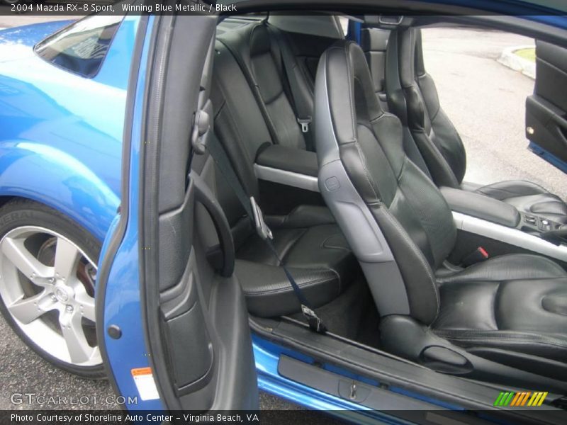 Winning Blue Metallic / Black 2004 Mazda RX-8 Sport