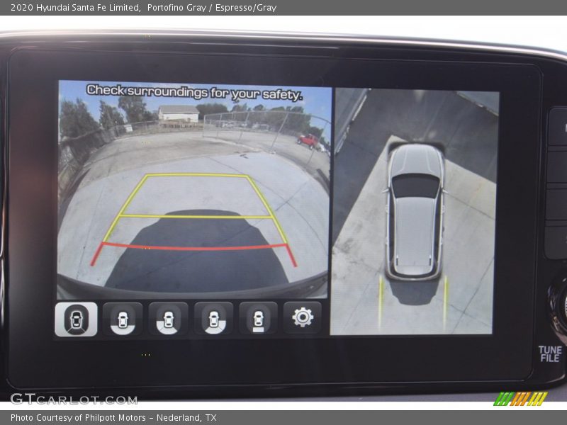 Portofino Gray / Espresso/Gray 2020 Hyundai Santa Fe Limited