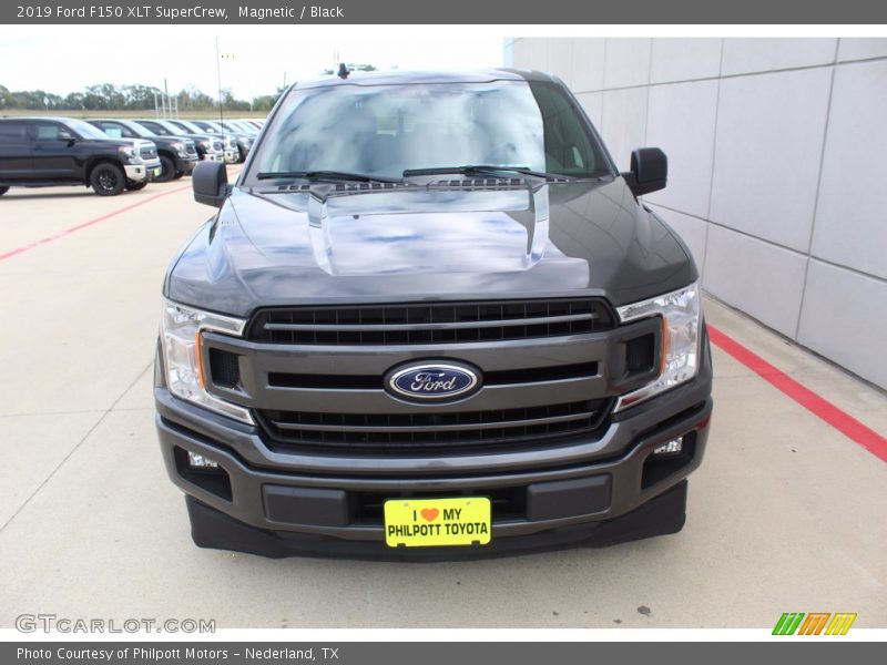 Magnetic / Black 2019 Ford F150 XLT SuperCrew