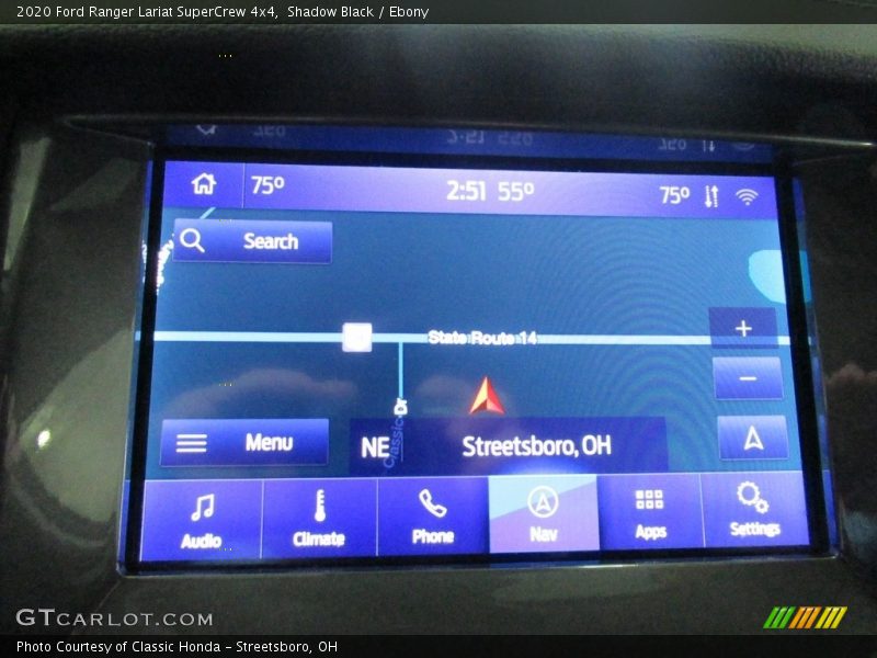 Shadow Black / Ebony 2020 Ford Ranger Lariat SuperCrew 4x4