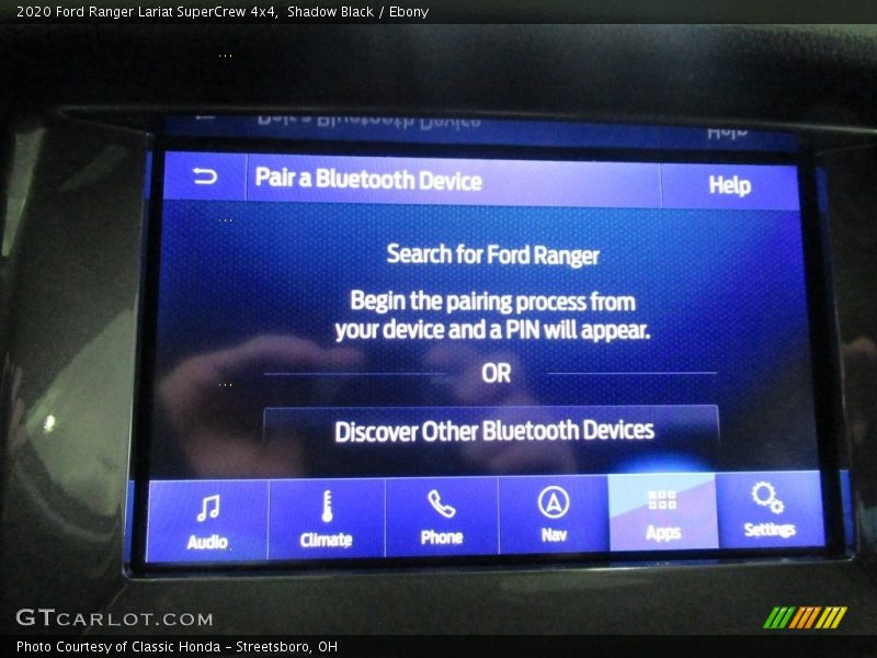 Shadow Black / Ebony 2020 Ford Ranger Lariat SuperCrew 4x4