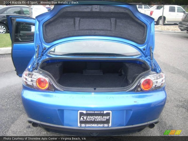 Winning Blue Metallic / Black 2004 Mazda RX-8 Sport