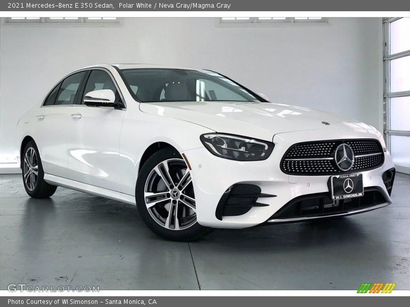 Front 3/4 View of 2021 E 350 Sedan