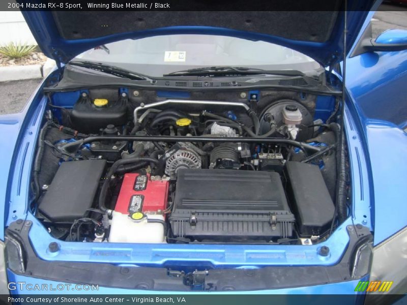 Winning Blue Metallic / Black 2004 Mazda RX-8 Sport