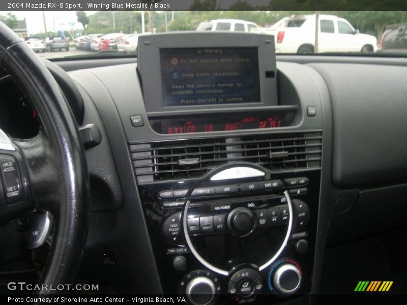 Winning Blue Metallic / Black 2004 Mazda RX-8 Sport