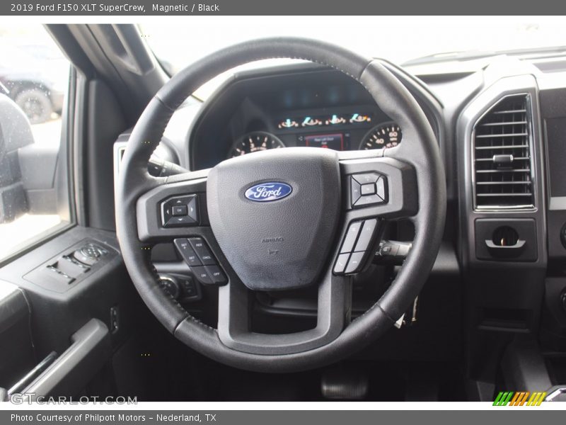 Magnetic / Black 2019 Ford F150 XLT SuperCrew