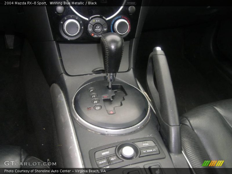 Winning Blue Metallic / Black 2004 Mazda RX-8 Sport