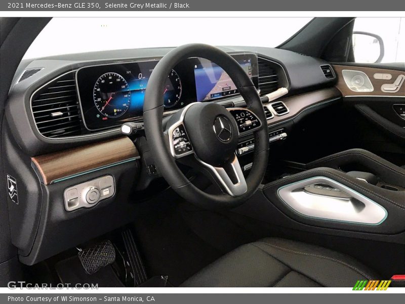 Selenite Grey Metallic / Black 2021 Mercedes-Benz GLE 350