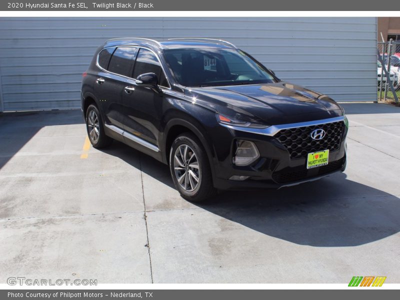 Twilight Black / Black 2020 Hyundai Santa Fe SEL