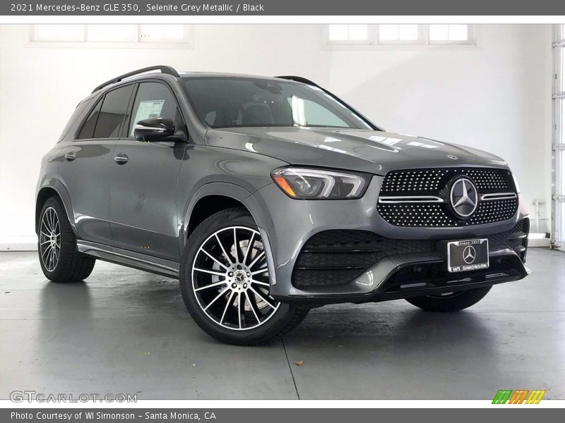 Selenite Grey Metallic / Black 2021 Mercedes-Benz GLE 350