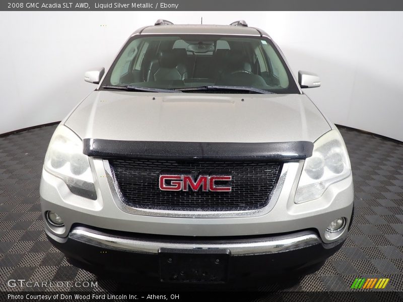 Liquid Silver Metallic / Ebony 2008 GMC Acadia SLT AWD