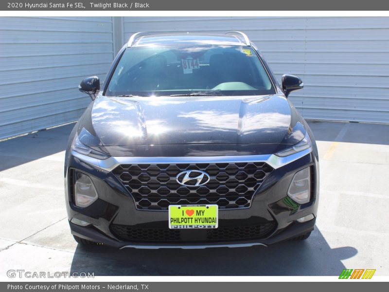 Twilight Black / Black 2020 Hyundai Santa Fe SEL