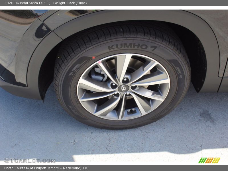 Twilight Black / Black 2020 Hyundai Santa Fe SEL