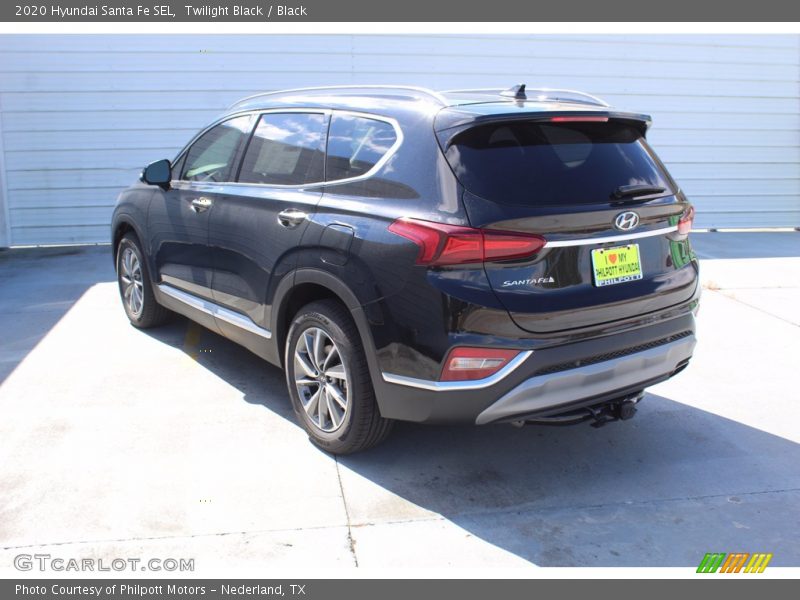 Twilight Black / Black 2020 Hyundai Santa Fe SEL