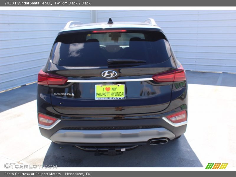 Twilight Black / Black 2020 Hyundai Santa Fe SEL