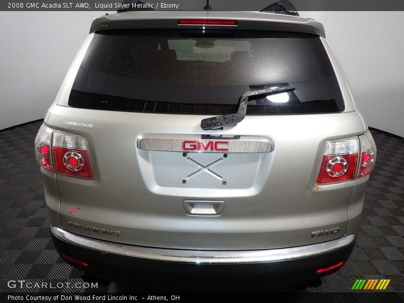 Liquid Silver Metallic / Ebony 2008 GMC Acadia SLT AWD