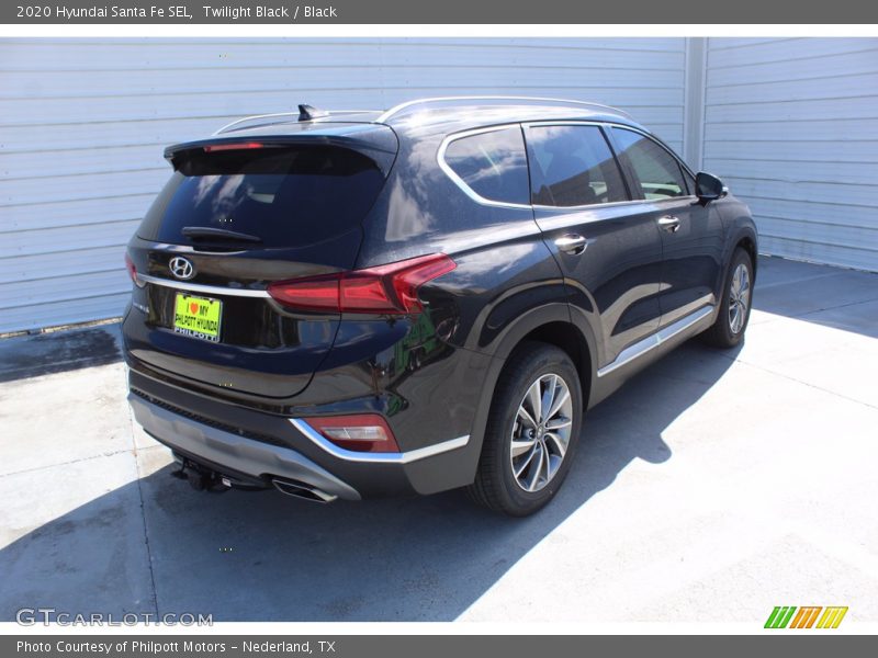 Twilight Black / Black 2020 Hyundai Santa Fe SEL
